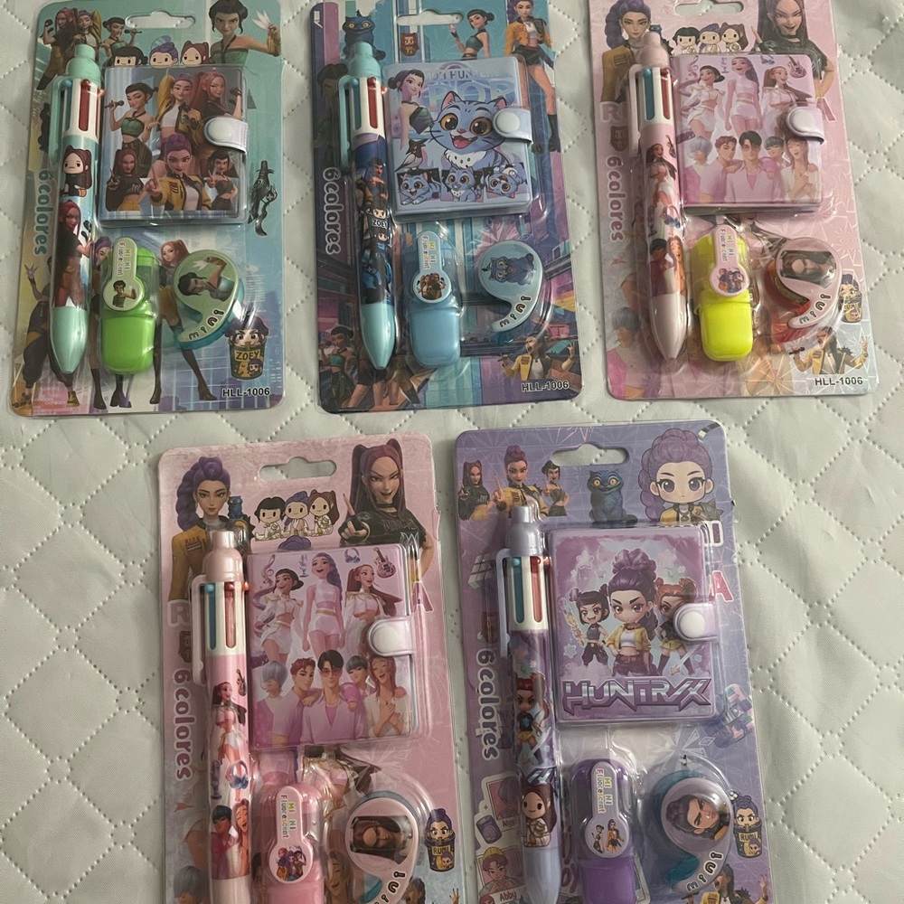 Kpop Demon Hunters Stationery Set